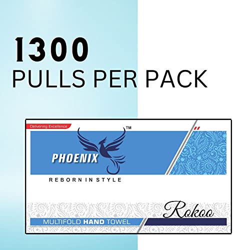 Rokoo Phoenix M Fold Tissue Paper-1300 Pieces