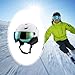 Zxpjkyu Snowboard Helmet Skateboard Helmet Protection Goggles Earmuff for Adults Windproof Ski Helmet Snow Helmet for Outdoor Cold, White 51 to 54cm