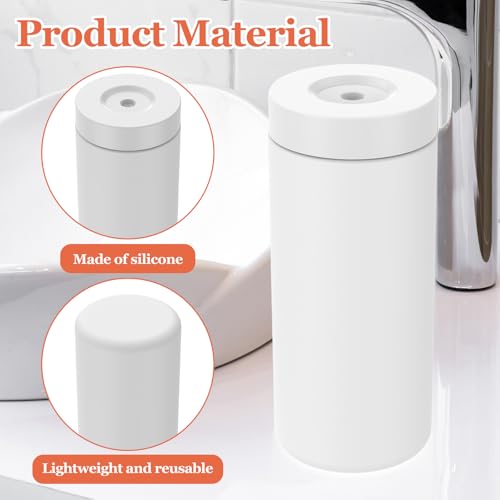 Image of Dish Soap Squeeze Bottle, Refillable Soap Dispenser, Easy to Fill to Use, 240ml Dishwashing Liquid Dispenser Portable Hand Soap Bottle for Kitchen Sink, 2.4 x 5.5 in (White)