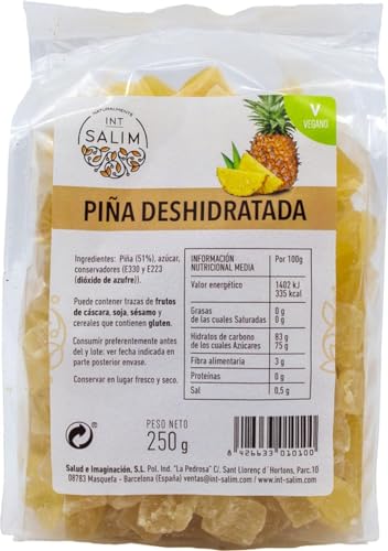 Int-Salim - Piña Deshidratada Trocitos - 250 G
