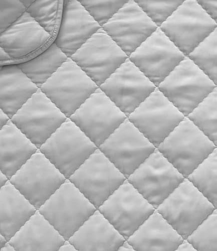 Toddler Comforter - Down Alternative Toddler Microfiber Comforter - Lightweight, Warm & Breathable Baby Quilt Blanket - Soft & Breathable - Kids Duvet Insert for Crib, Stroller - 39x47 (Light Grey)