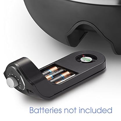 Emerio BGP-115557.1, ultra portabler Holzkohlegrill, ventilatorbetrieben, Batteriebetrieb oder mit Powerbank schnell einsatzbereit ideal für Zuhause oder unterwegs 30cm Gussrost (Durchmesser) – Bild 7