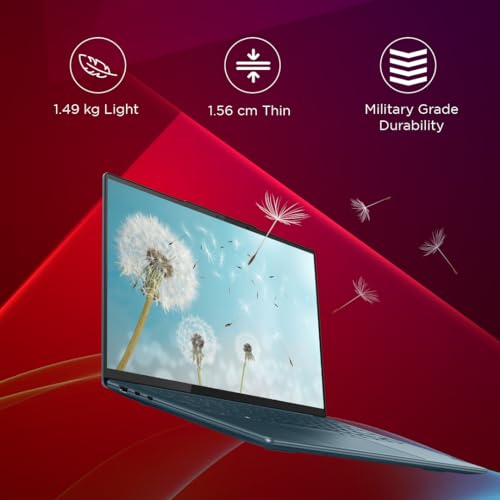 Image of Lenovo Yoga Pro 7 Intel Core i7-13700H 14.5 inch(37cm) 3K IPS 400Nits Laptop (16GB /1TB SSD /NVDIA RTX 4050 6GB /Win 11 /Office 2021 /Backlit KB /1Yr Warranty /Alexa /3 Month Game Pass /Teal /1.49Kg), 82Y700A3IN