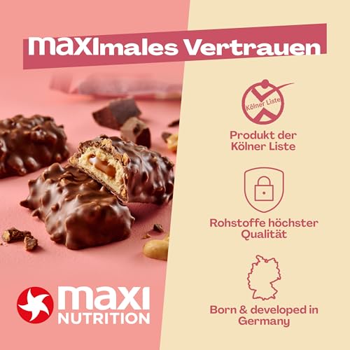 MaxiNutrition Better Choice Protein Bar Peanut Caramel, 15x 22,5g, 32% Eiweißgehalt, mit wenig Kalorien, Proteinriegel ideal für den Muskelaufbau
