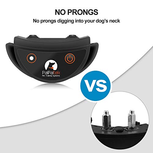 Paipaitek No Shock Dog Training Collar, Rechargeable & Waterproof No Shock Dog Collar with Remote, Up to 1600Ft Remote… - Image 2