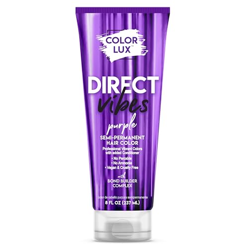 Color Lux Direct Vibes Semi-Permanent Hair Color, Purple,