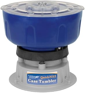 Frankford Arsenal Quick-N-EZ Vibratory Case Tumbler with Clear Viewing Lid and Durable Construction for Reloading, Cleaning and Dry Tumbling Brass Cases