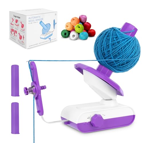 Electric Yarn Ball Winder for Crocheting, 13 oz...