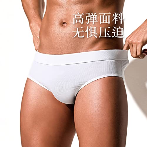 Trajes de baño para hombres Bykming bañador slip negro bikini sexy XL 4