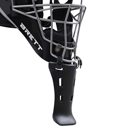 3 Packs,Catcher's Mask Throat Guard, Baseball/Softball Throat Protector, Including:1 Pack of 6 inches, 2 Packs of 4 inches (Black) by Yuyongshuai - Image 5