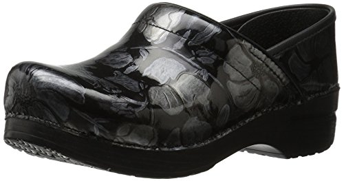 Dansko Women's Professional Mule,Pewter Floral,38 EU/7.5-8 M US