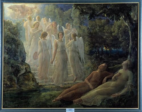 Le poème de l'âme poster impression de Louis Janmot pour sublimer votre salon moderne