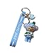 LZHLMCL Schlüsselanhänger Damen Silikonkarikaturbär Niedliche Puppe Puppe Pvc Auto Schlüsselanhänger Schultasche Ornament Geschenk Schlüsselbund