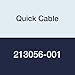 Quick Cable 213056-001 One Hole Fast Charge Leadhead, 60" Silicone Insulation, 4/0 Cable Gauge, 1 End Terminated, Copper, Red