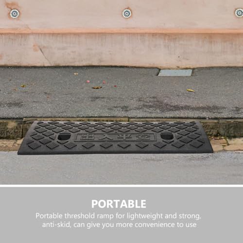 Rampa portátil para auto Outanaya 6cm alta negro miniatura 3