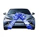 Car Ribbon Bow, Schleife für Auto, Geschenkschleife Große, Riesige Große Blau Schleife (23 inches HAPPY BIRTHDAY) für Auto Fahrrad Weihnachten Geschenk Hochzeit Party Feier