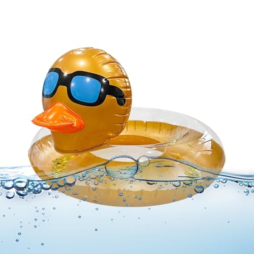 Jouet eau flottant canard pailleté pour s'amuser en famille au lac ou à la mer