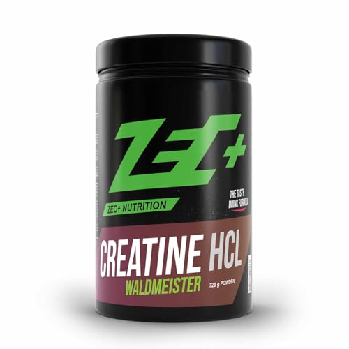 Zec+ Nutrition Creatin HCL Pulver 720 g Kreatin-Pulver Waldmeister
