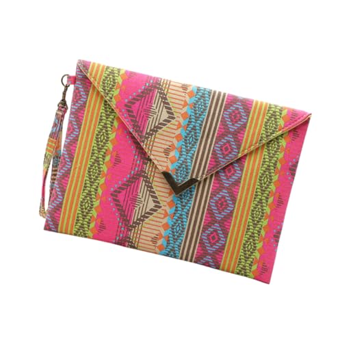 VALICLUD Bolso Lona con Estampado Geométrico para Mujer Monedero Práctico y Resistente para Fiesta Boda Sociales