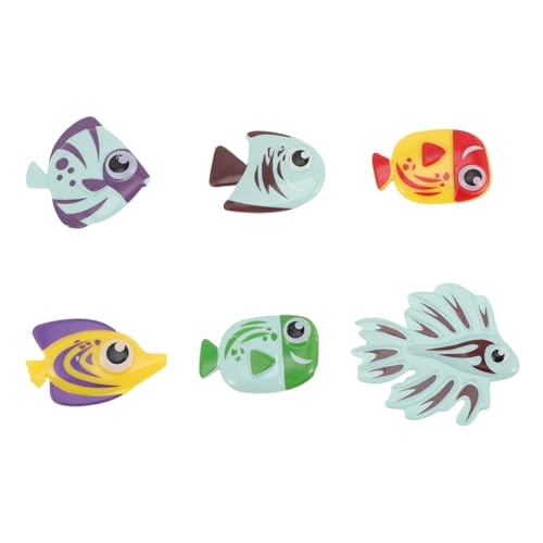 Imagen de MOLUCKFU 6 Piezas Juguetes de Buceo para Piscina con Figuras de Peces de Colores para Niñas Divertidos Juguetes Acuáticos para Fiesta de Verano y Jardín