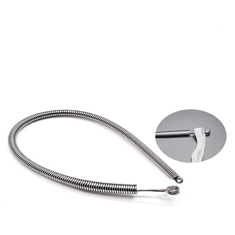 Xeerabdi Stainless Steel Flexible Drawstring Threading Tool | Bendable Spring Puller for Elastic, Rope, Cord | Multi-Purpose Threader for Pants, Hoodies, Waistbands & DIY Sewing 2