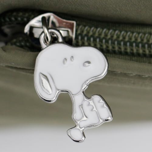 Puffer Bag Series, Time Sale, Popular Hyokkori Snoopy Tag Included, PN148 Khaki Sunflower3