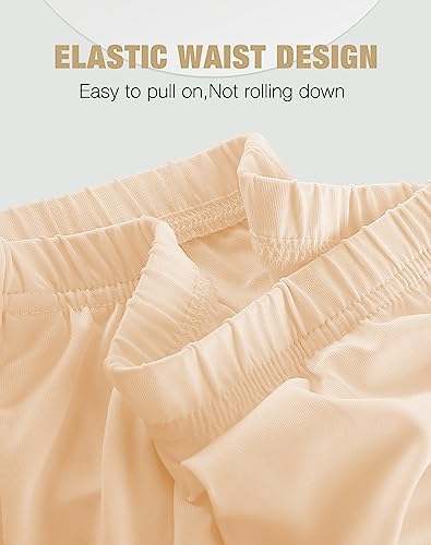 MANCYFIT Half Slips for Women Underskirt Dress Extender Lace Trim Knee Length Midi Skirt4