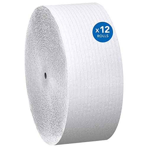 Scott® Coreless High-Capacity Jumbo Roll Toilet Paper (07005), 1-Ply, White, (2,300'/Roll, 12 Rolls/Case, 27,600'/Case) #1