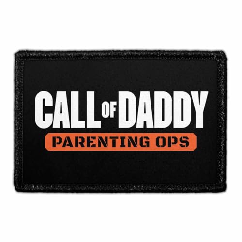 Image of Call of Daddy - Parenting Ops | Hook and Loop Attach for Hats, Jeans, Vest, Coat | 2x3 in | by Pull Patch