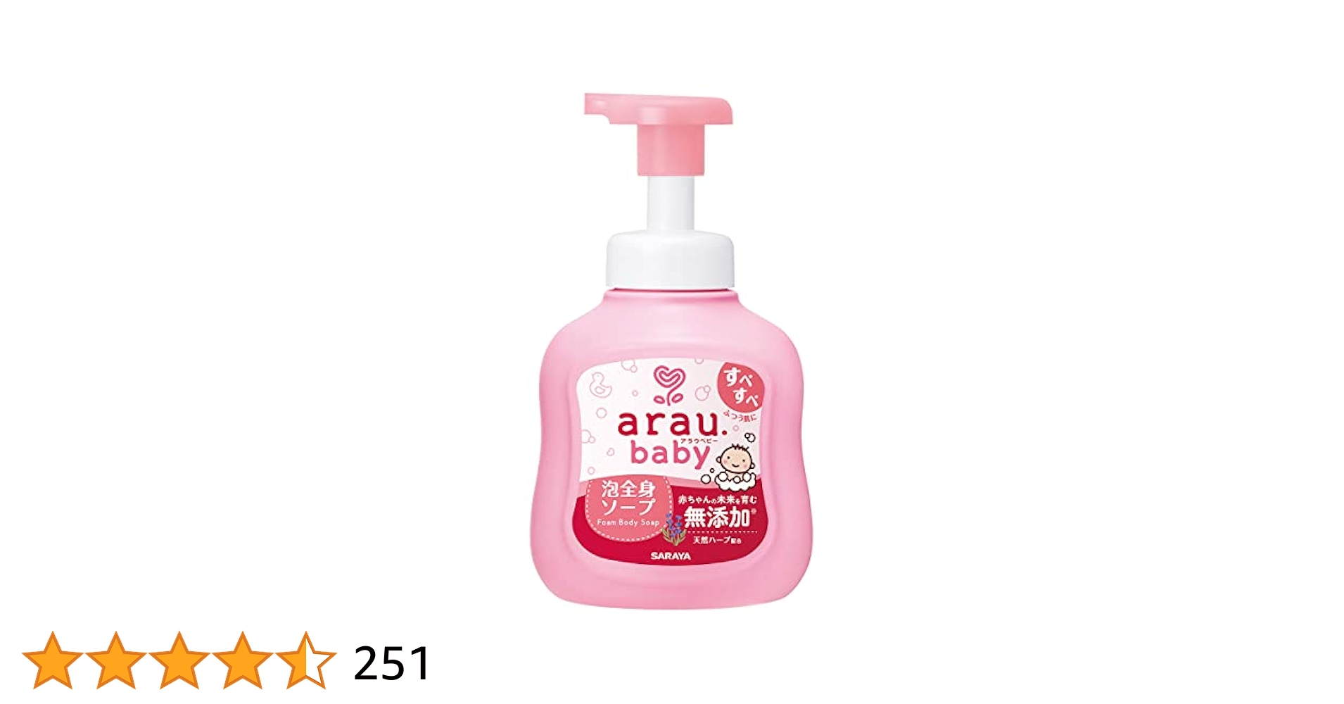 【2個セット】アドルナ マイルド ソープ アウラ ボディソープ アラウ.ベビー 泡全身ソープ | 製品情報 | アラウ.ベビー | 無