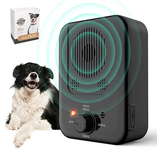 Bubbacare Anti Barking Device, Auto Dog Barking Control Devices With 3 Adjustable Level, Sonic Dog Barking Deterrent Smart Detect Dog Barking Up To 16-33 Ft Range Safe For Dogs Humans #TOP14