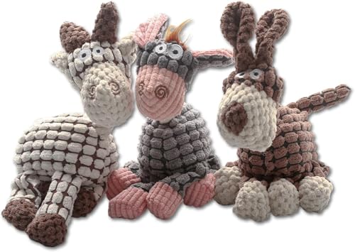 Pack 3 Juguetes Squeaker para Perros de Cuerda