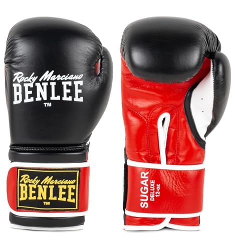 BENLEE Rocky Marciano Guantoni da boxe Boxing Gloves Sugar Deluxe, nero, 20