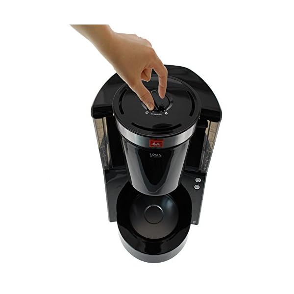 Melitta Look Therm Selection - Filterkaffeemaschine - mit Thermokanne - Tropfstopp - 8 Tassen - Schwarz (1011-12) – Bild 6