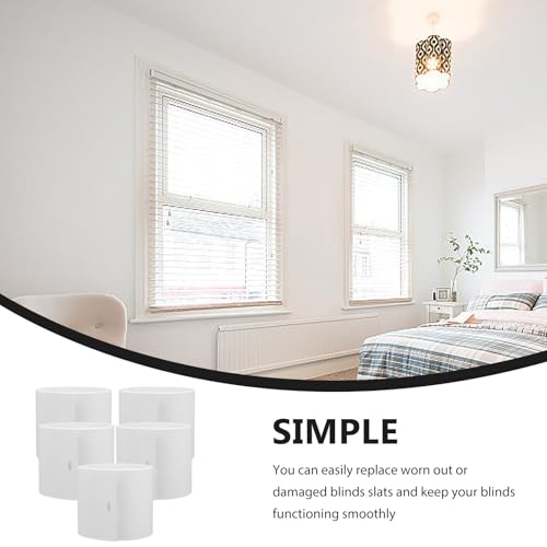 Lamas de pvc para persianas verticales blancas en puertas y ventanas MERRYHAPY 4