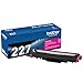 Brother Genuine TN227M, High Yield Toner Cartridge, Replacement Magenta Toner, Page Yield Up to 2,300 Pages, TN227, Amazon Dash Replenishment Cartridge