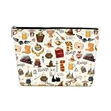 Inspired Book Decor Makeup Bag Cosmetic Bag Magic Book Lovers Gifts Funny Book Club Gifts Reading Librarian Gifts for Women Friend Sister Daughter Bestie Christmas Birthday Friendship Gifts