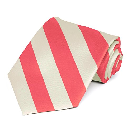 Image of tiemart Men's Striped Tie Standard Length