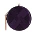 maozuzyy Abendtasche Damen Clutch Runde Abendtasche Gewebte Kleidertasche Modeanhänger Kleine Quadratische Tasche Diagonale Damentasche Lila