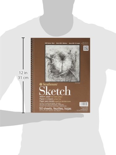 STRATHMORE Serie 400, Bloco de Papel para Sketch e Esboço