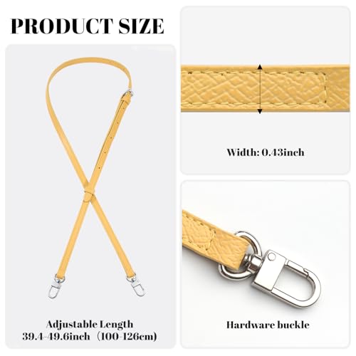 Image of SENTEN Purse Straps Replacement for Longchong Bag Women, Leather Crossbody Shoulder Strap Kit Adjustable for XS Longchong Bag