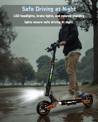 T2 Max 1000W Electric Scooter for Adults with 10 Inch Fat