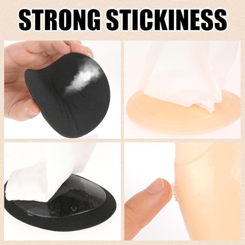 COMNICO 3 Paar BH-Einlagen Klebe BH-Pads Push Up Atmungsaktive BH-Cups Einsätze Herausnehmbare Bequeme Brustpolster für Frauen, Sport, Bikini, Badeanzug, Badeanzug, Kleid