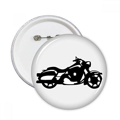 Cadeau de silhouette moto m&eacute;canique pour passionn&eacute; badge v&ecirc;tement S