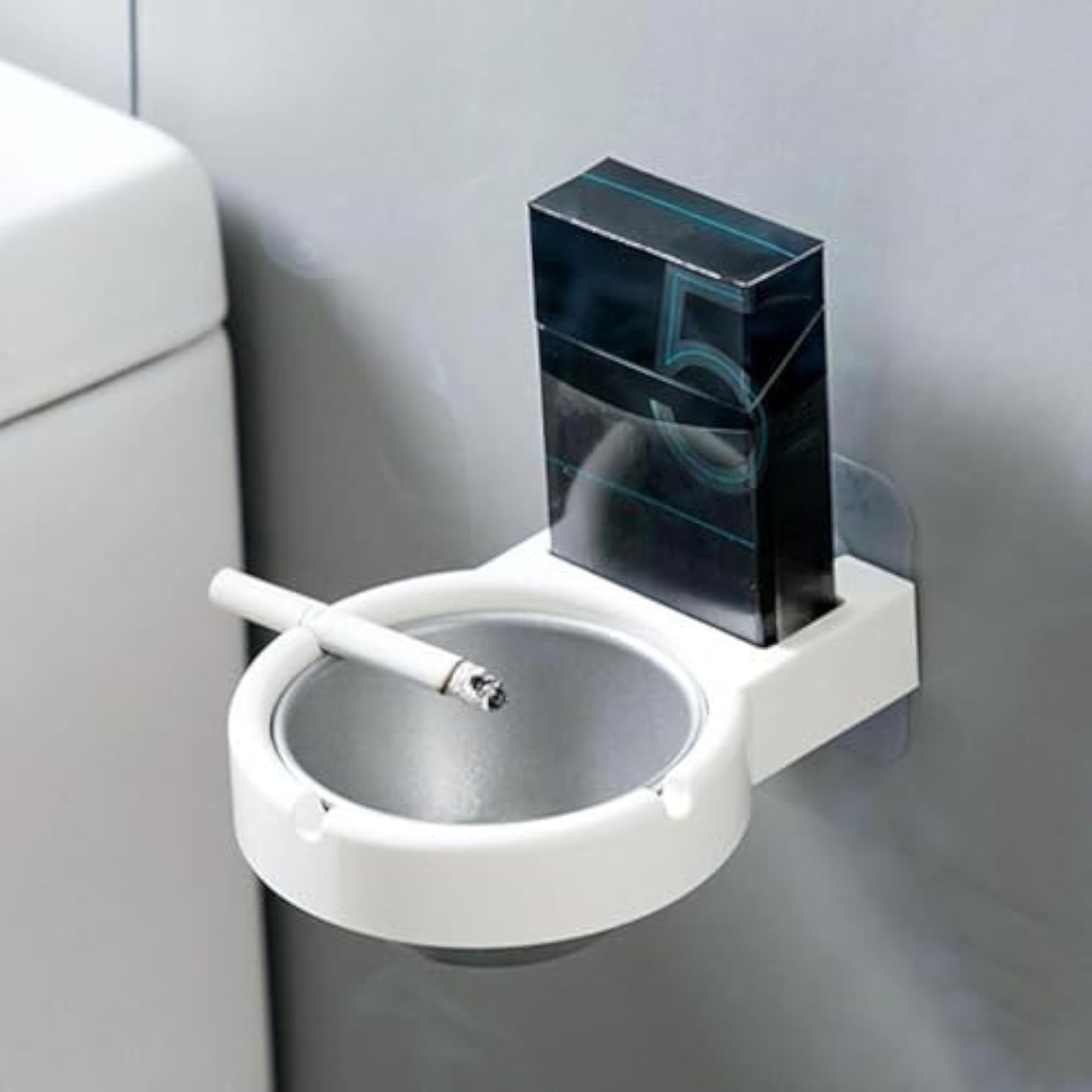 Wall Mounted Lightweight Ashtray for Balcony