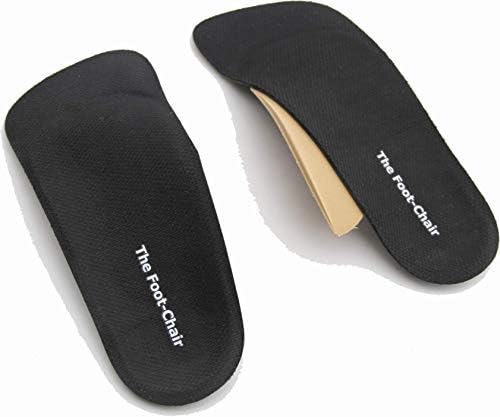 Slim Dress Shoe Orthotics/Insoles with Adjustable Arch Height by FootChair. Relieve Plantar Fasciitis and Other Foot Pain. ((Women's 5-6.5 / Men's 3-4.5))