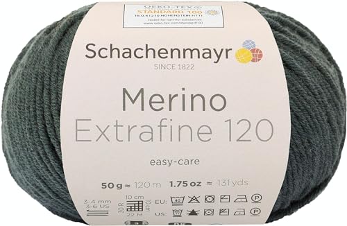 Schachenmayr Merino Extrafine 120, 50G olive Fils À Tricoter