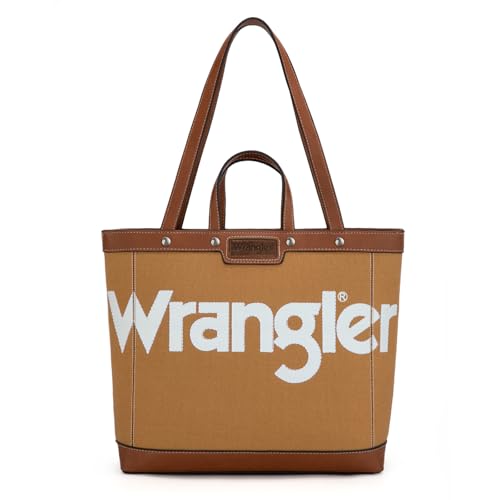 Montana West Wrangler Tote Bag for Women Vintage Top Handle Handbags and Shoulder Bag WG142-2002BR