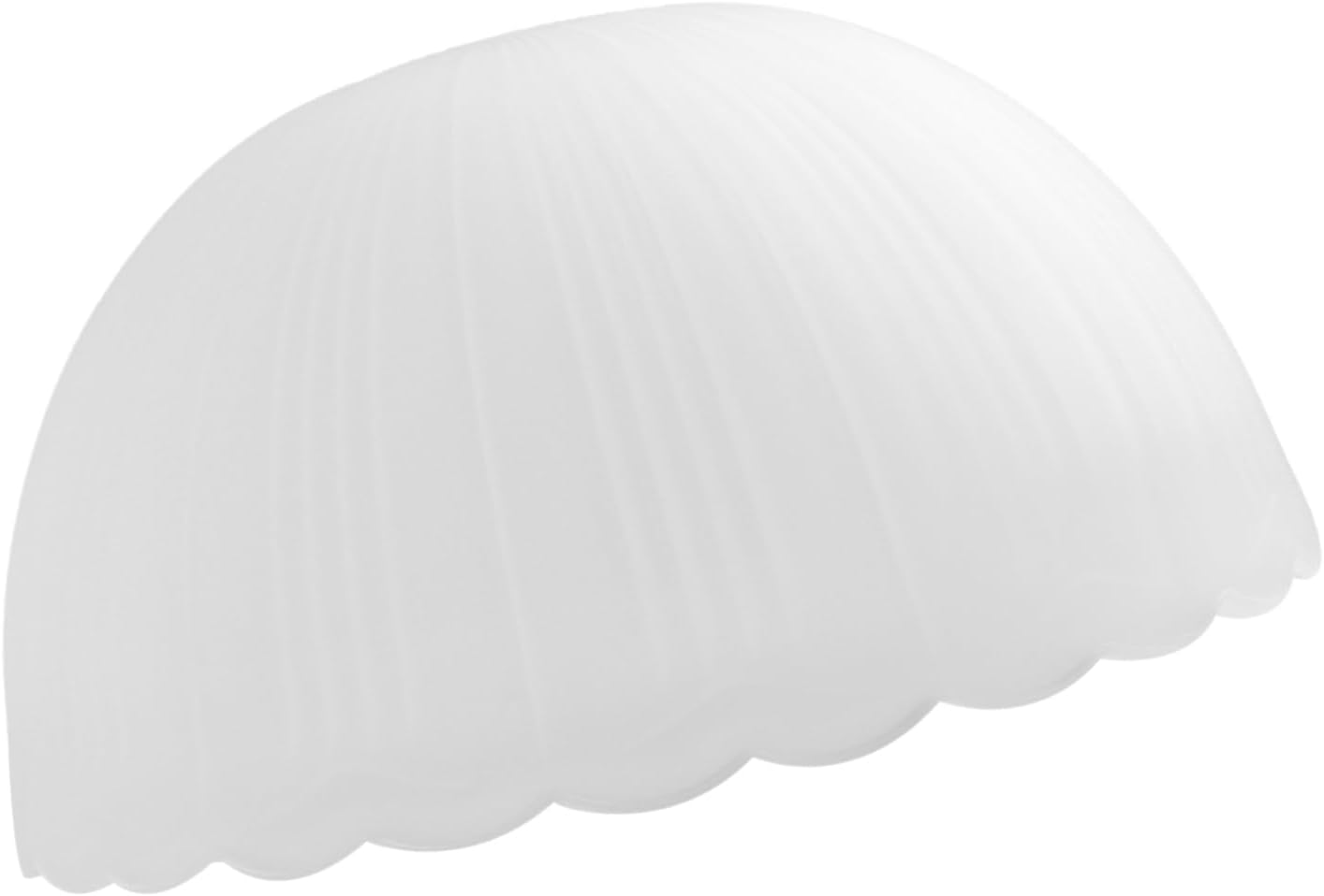 NUOBESTY 1pc Elegant Glass Lampshade for Ceiling and Table Lights Frosted Watermelon Design Accessory for Chandeliers Bedside Lamps and Ceiling Fixtures