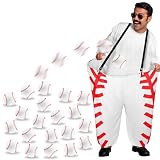 Leitee 1 Set Granny Pants Yard Game Set for Sport Party Tossing Activity Outdoor Games for Backyard Party Adult Groups Field Family Recreation Reunion Gatherings Backyard (Baseball)